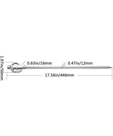 Durable Stainless Steel Dog Mooring Stake | Strong & Reliable for Yard Camping & Beach - Buy Online on SooperMarket.com