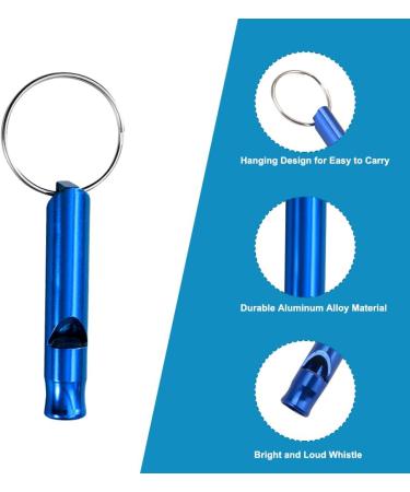 21-Piece Aluminum Alloy Sports Whistle Set | Emergency Keychain Whistles for Camping Hiking & Boating | Durable Survival Signal Whistles - Buy Online on SooperMarket.com