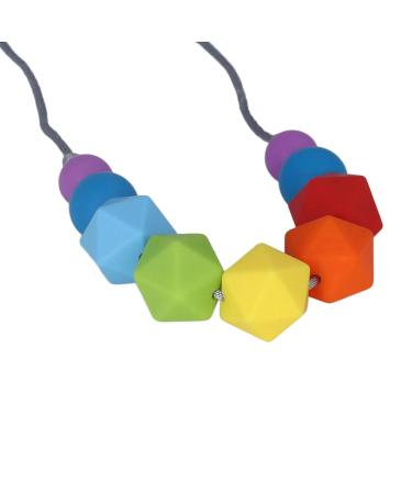 Food Grade Baby Teething Chew Necklace | Silicone Teether for Pacifiers & Teething Relief | Vibrant Colors | Portable & Safe (350ml) - Buy Online on SooperMarket.com