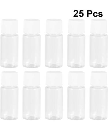 Buy Kallory 25 Mini Sample Bottles 10ml - Refillable Transparent Cosmetic Containers for Shampoo & Lotion - Ideal for Travel & Samples - Buy Online on SooperMarket.com