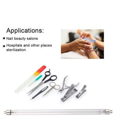 8W UV Lamp Tube Bulb for Nail Art | UV Sterilization Tube for Beauty Salons - International Shipping Available - Buy Online on SooperMarket.com
