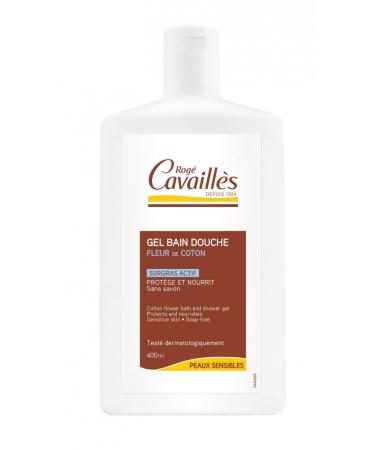 Rog Cavaill s Surgras Sensitive Skins Cotton Flower Bath and Shower Gel 400ml