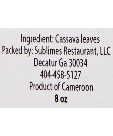 Pounded Dried Cassava Leaves 8oz - Authentic African Isombe, Manioc, Pondu | Kopabana - Buy Online on SooperMarket.com