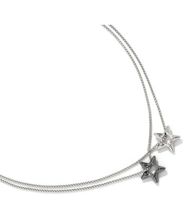 Oralgo's Vintage Star Trailer Chain Necklace - Unisex Cool Jewelry for Everyday Wear - Buy Online on SooperMarket.com