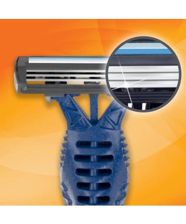 BIC Comfort 3 Men's Disposable Razors - 3 Blade for Ultra-Soothing Shave - 24 Piece Set - Buy Online on SooperMarket.com