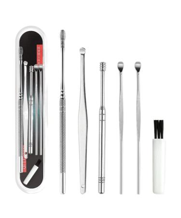 Portable Ear Cleaner Set Ear Cleaning Spiral Earpick Ear Wax Remover Ear Curette Spiral Ear Spoon Earpick Set Ear Cleaning Tools