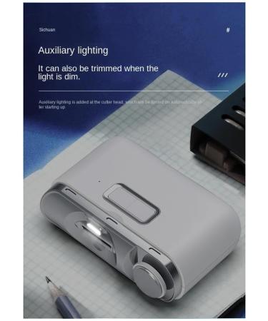 sunroot 1 Piece Automatic Electric Nail Clippers USB Rechargeable Nail Trimmer Grinder Clipper with Light for Baby Adult - Buy Online on SooperMarket.com