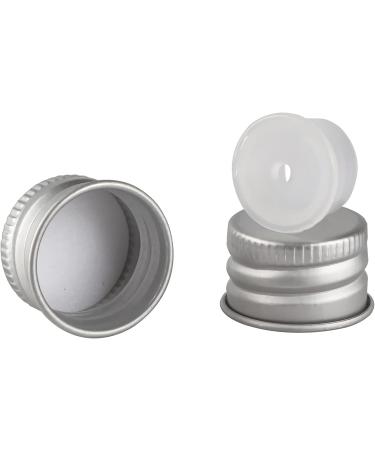 Tianzd 3-Pack 50ml Brown Plastic Bottles with Silver Caps & Orifice Reducer | Essential Oil & Makeup Containers | International Shipping Available - Buy Online on SooperMarket.com
