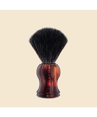 Gustav Vegan Black Fibre Shaving Brush in Havana - Buy Online on SooperMarket.com