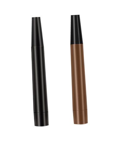 BELLIFFY 2pcs Beard Pencil Brow Pencil Waterproof Eyebrow Pen Microblading Pencil for Eyebrows Plastic