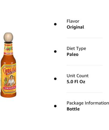 Cholula Original Hot Sauce with Wooden Topper 5oz. by Cholula Hot Sauce - Buy Online on SooperMarket.com
