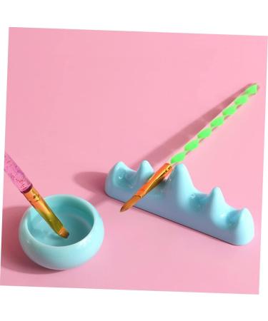 1 Set Nail Art Brush Cup Pen Washing Cup Nail Brush Supplies Nail Art Painting Pen Brush Stand Pens + Pencil Drawing Pens Rack Gel Washing Cups Pen Holder Plastic - Buy Online on SooperMarket.com