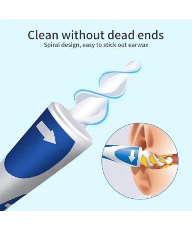 Reusable Spiral Earwax Remover Tool with 16 Soft Replacement Heads - Safe for Adults and Children - Buy Online on SooperMarket.com