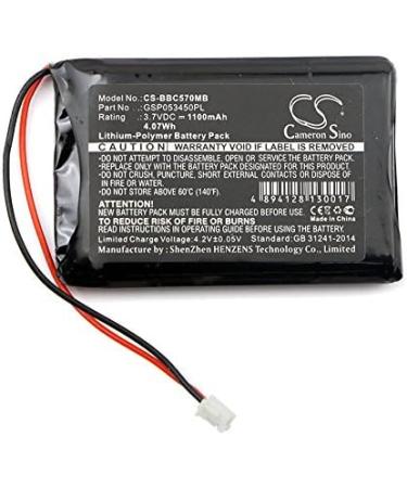 Replacement Battery for Babyalarm BC-5700D & Neonate BC-5700D - GSP053450PL 1100mAh/3.7V - International Shipping Available - Buy Online on SooperMarket.com