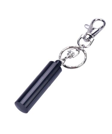 Billiard Cue Tip Pick, Portable Billiard Pool Snooker Stick Shaper Keychain Design Cue Tip Pick Pricker Replacement Tool Black