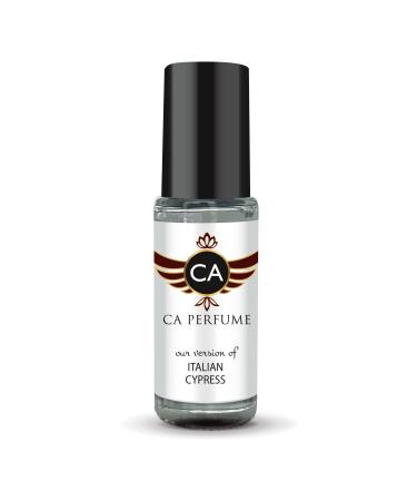CA Perfume Impression of Tom F Italian Cypress For Women & Men Replica Fragrance Body Oil Dupes Alcohol-Free Aromatherapy Sample Travel Size Concentrated Long Lasting Attar Roll-On 0.14 Fl Oz/4ml-X1