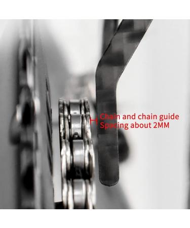 TEQIN Ultralight Carbon Fiber Chain Catcher - Bicycle Chain Anti-Drop Stabilizer - Buy Online on SooperMarket.com