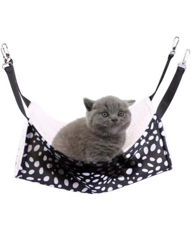 1Pack Large Pet Cage Hammock Soft Plush Pet Cage Pet Warm Hanging House Bed for Ferret Rabbit Chinchilla Cat Guinea Pig Striped1 - Buy Online on SooperMarket.com