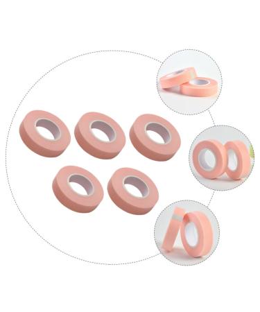 Healeved 5 Rolls Eyelash Tape - Pink Adhesive Fabric for Grafting & Beauty Salon Supplies | 900x1.1cm - Buy Online on SooperMarket.com