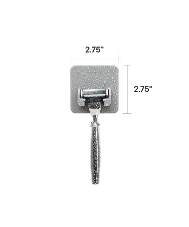 Tooletries Mason Razor Holder - Secure Silicone Toiletry Organizer - Grey - Buy Online on SooperMarket.com