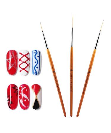 Nail Art Drawing Line Brush - UV/LED Painting & Builder Tips for Perfect Nails - International Shipping - Buy Online on SooperMarket.com