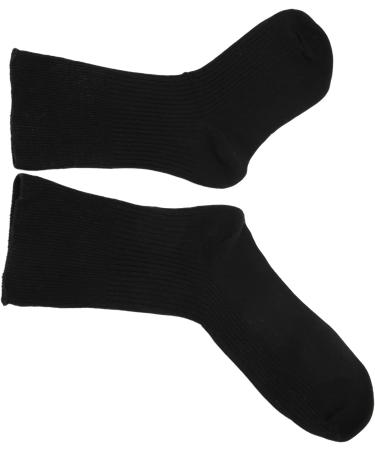 Anggrek Non Binding Care Cotton Socks for Elderly Women - Moisture Wicking Cushion Socks - Buy Online on SooperMarket.com