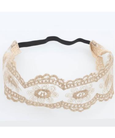 KALLORY 7pcs Lace Headbands Set - Elegant Wide Stretch Headwraps for Women and Girls - Hair Turban Accessories for Kids - Buy Online on SooperMarket.com