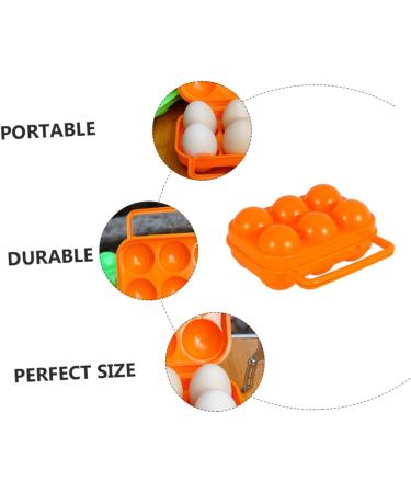 Hemoton 2pcs Outdoor Egg Carton Fridge Food Tray Outdoor Egg Container Egg Organizers Devil Travel Water Bag - Buy Online on SooperMarket.com