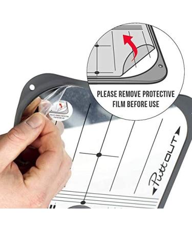 PuttOut Putting Mirror Trainer & Alignment Gate - Red/Gray - Buy Online on SooperMarket.com