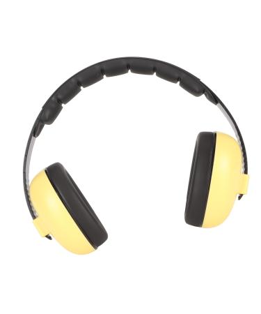 Baby Hearing Protection Earmuffs Lightweight Durable Foldable Comfortable Professional Noise Reducing Headphones for Concerts Yellow