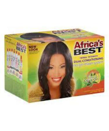 No-lye Dual Conditioning RelAxer System By Africa's Best