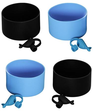 Heat Resistant Silicone Cup Sleeve Set Slip Straw Cap Water Bottle Boots Silicone Straw Cover Friendly Cup Accessories for Home Office Travel Travel - Buy Online on SooperMarket.com