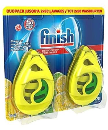 Finish W4B Dishwasher Air Freshener - Lemon and Lime - 2 x 60 Washes