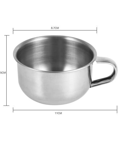 Premium Stainless Steel Shaving Brush & Bowl Set - Ultimate Men's Shaving Experience - Buy Online on SooperMarket.com