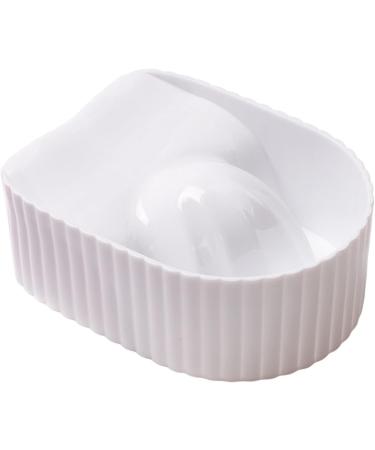 kawehiop Nail Soaking Bowl Manicure SPA Tool for Home Salon Acrylic Remover Durable and Easy to Clean White 14.8x11.5x5.7cm 1Set 1Set White 14.8x11.5x5.7cm - Buy Online on SooperMarket.com