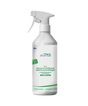 Avantal odor neutralizer |Strong odor remover & enzyme cleaner 500ml spray bottle - against cat urine anti -urine spray dog against evil smells in rooms textiles sofa & carpet