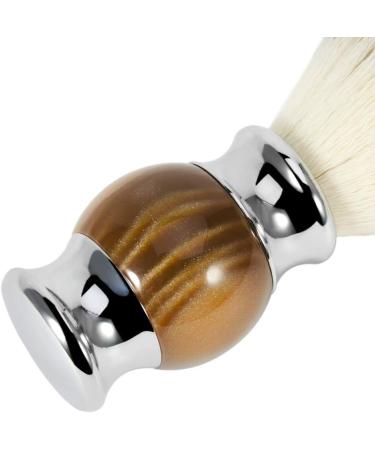 Shaving Brush 3 Pack for Men | Resin Handle Barber Shop Set - Brown - Buy Online on SooperMarket.com
