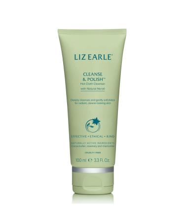 Liz Earle Cleanse & Polish Hot Cloth Cleanser with Natural Neroli 100ml with 2 Cloths