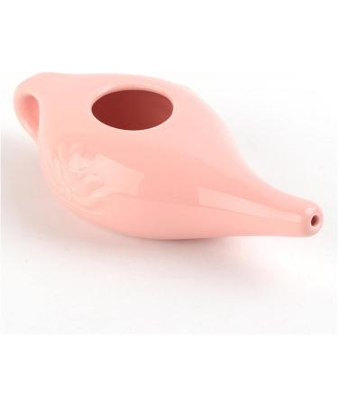250ml Ceramic Pot Nose Cleaning Pot for Removes Nose Washing Orange 19x9x6cm - Buy Online on SooperMarket.com