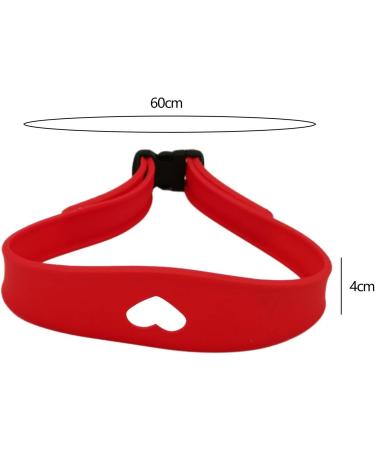 Perfeclan Silicone Hair Trimming Guide Adjustable Hair Band Accessory Portable Curved Silicone Haircut Band for DIY Trimming Shaving Red - Buy Online on SooperMarket.com