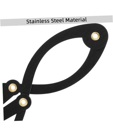 Mikinona Stainless Steel Ruler for Eyebrow Metal Stencils Tattooing Eyebrow Ruler Makeup Tools Balance Gold - Buy Online on SooperMarket.com
