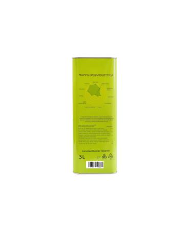 Le Fascine 100% Italian Bio-Pugliese Olive Oil - Premium Peranzane Variety 3L Can for International Shipping - Buy Online on SooperMarket.com