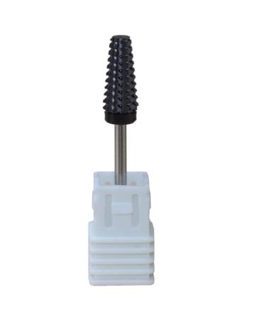Nail Drill Bits 5 in 1 Nail Polishing Bit for Nail Drill Cone Shape Manicure Drill Bit for Gel Polish Nail Art Tool 2.35mm