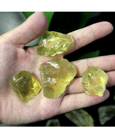 Crystal Hole 50G Natural Raw Yellow Citrine Quartz Crystal Rough Stone Specimen Crystal Love Natural Stones and Minerals Fish Tank Crystal Hole - Buy Online on SooperMarket.com
