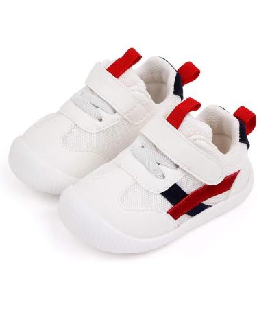 MK Matt Keely Baby First Walking Shoes - Toddler Anti-Slip Soft PU Leather Sneakers (Red) - Buy Online on SooperMarket.com