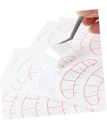 Healeved 20 Sheets Eyelash Positioning Paper Woman Eyelashes Sticker Eyelashes Positioning Pad Eyelashes Positioning Stickers Sticker Grafted Eyelashes Grafted Eyelashes Sticker - Buy Online on SooperMarket.com