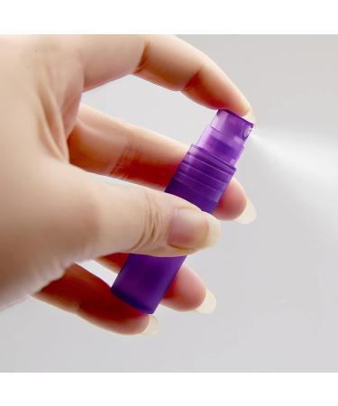 Zeoabsy 10pc Empty 3ml Matt Transparent Spray Bottles - Fine Fog Pumps & 2x Funnels for Water & Alcohol - Ideal for Perfume Travel Kits - Buy Online on SooperMarket.com