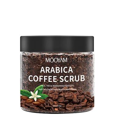 Coconut Coffee Scrub & Wash Exfoliator Body Coffee Scrub Body Exfoliator Scrub Exfoliating Body Scrub Exfoliating Softening & Nourishing All Skin Types-250g