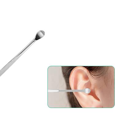 HEIMEABI Spring Earwax Cleaner Tool Set - 6-in-1 Ear Pick Kit for Ear Wax Removal - Reusable Mini Spatula - Yellow One Size - Buy Online on SooperMarket.com