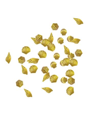 Nail Art Studs Gold Star Moon Nail Beads Metal Stickers Glitter DIY Nails Decoration nail art studs